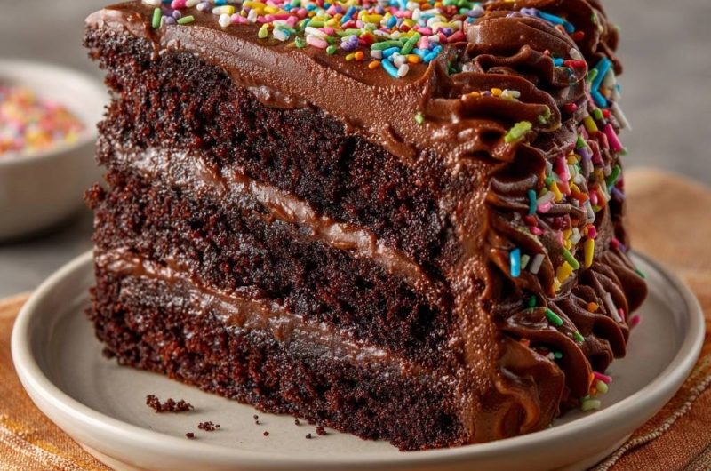 Dreifach-Schokoladenkuchen