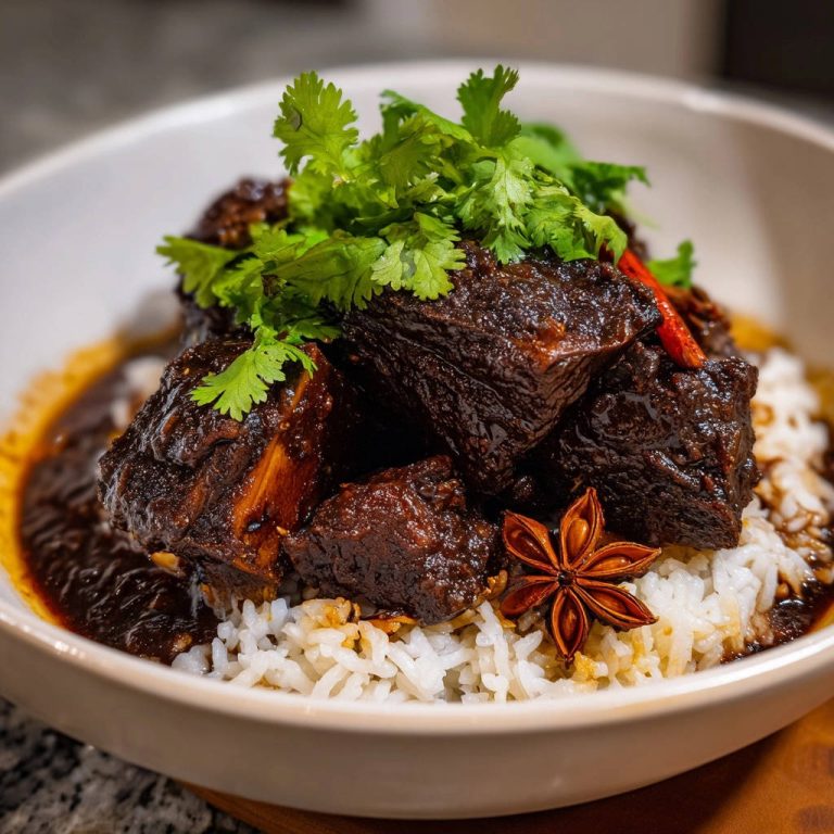 Geschmorte Rinderwürfel mit Reis: Das Geheimnis für Butterzartheit