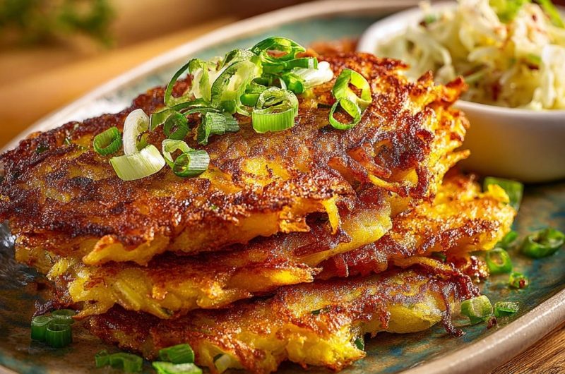 Goldene Kartoffelpuffer