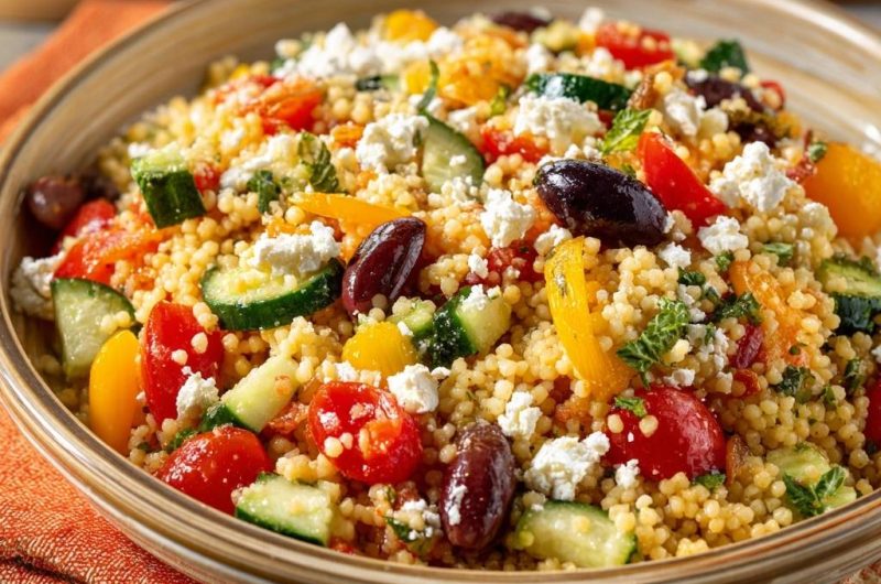 Griechischer Couscous-Salat