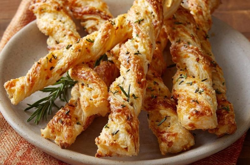 Knusprige Rosmarin-Käse-Twists