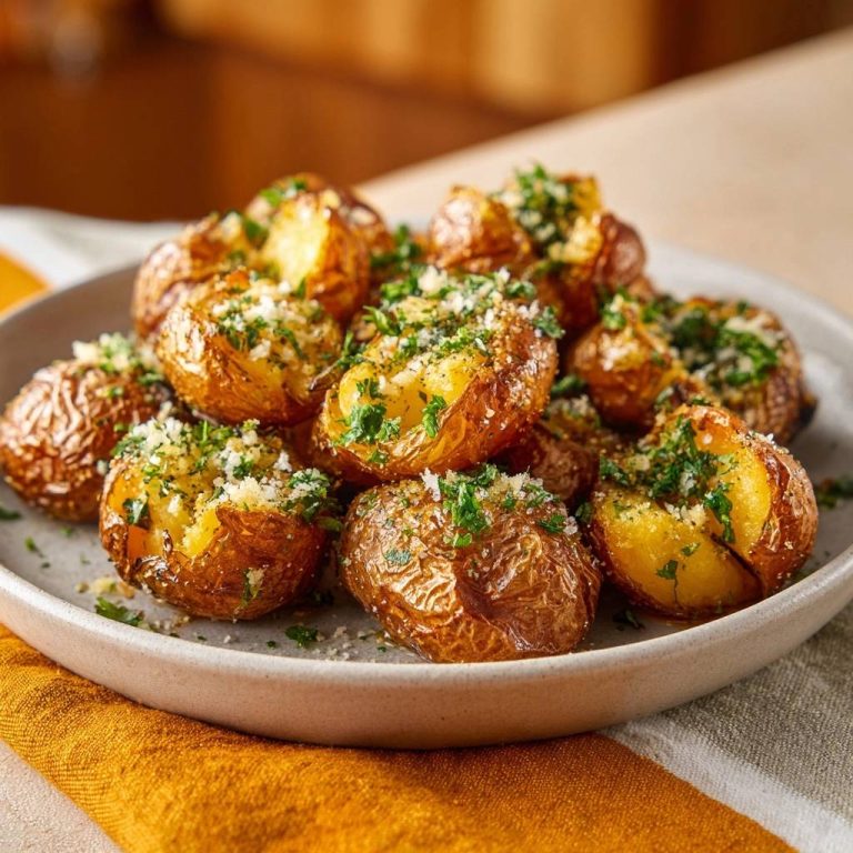 Knusprige Zerdrückte Babykartoffeln: Rezept