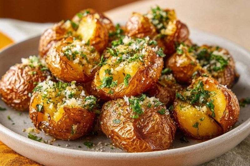 Knusprige Zerdrückte Babykartoffeln