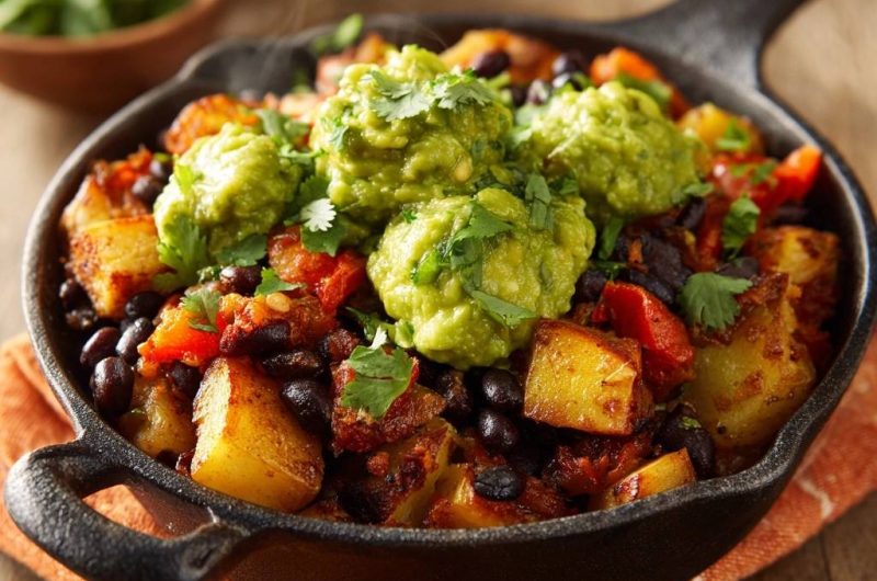Mexikanischer Kartoffel-Bohnen-Hash