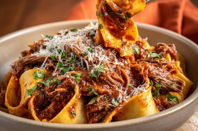 Pappardelle mit Rindfleisch-Ragù (Nie wieder zähes Fleisch!)