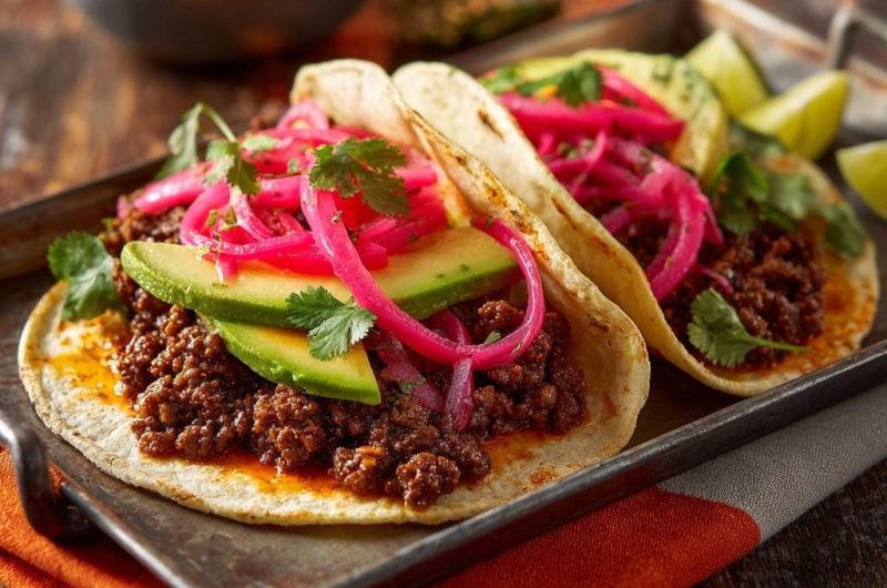 Saftige Rinder-Hack-Tacos