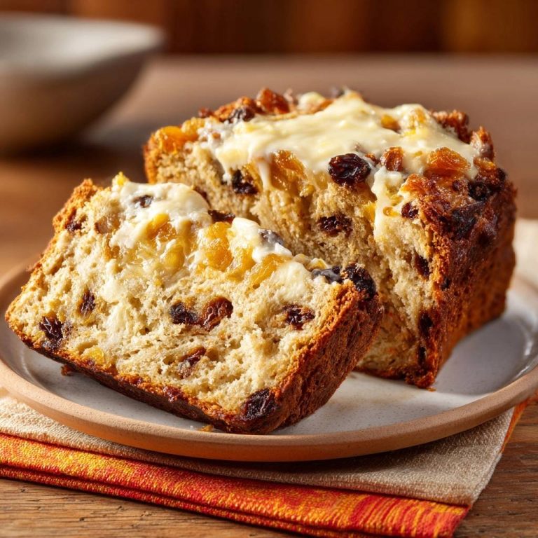 Saftiges Aprikosen-Rosinen-Brot (Nie wieder sinkende Früchte!)