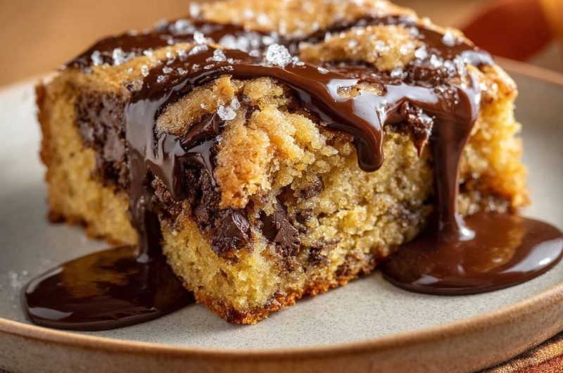 Salzige Schoko-Blondies