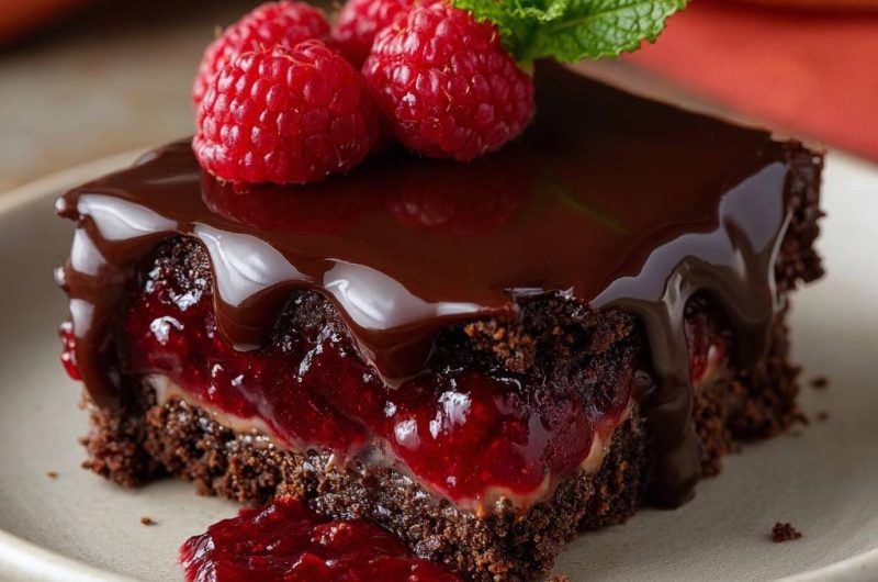 Schoko-Himbeer-Brownies