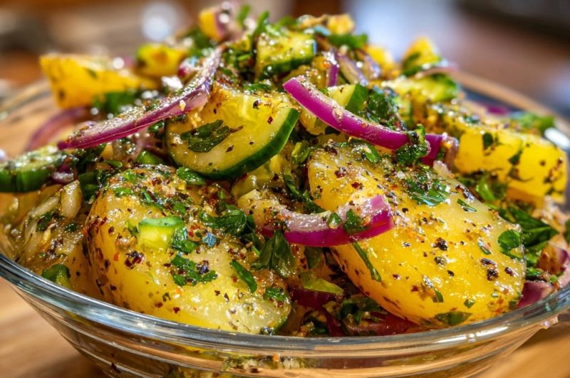 Sommerlicher Kartoffel-Gurken-Salat