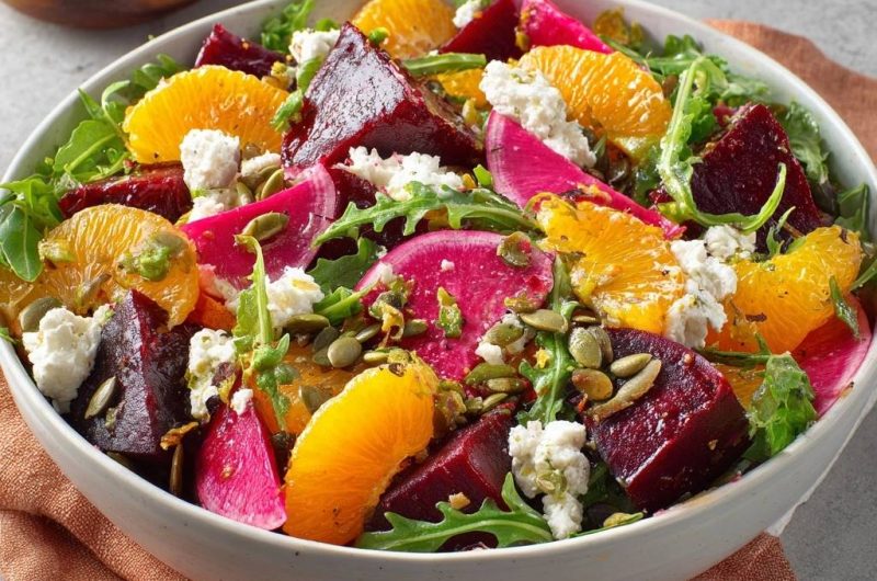 Rote-Bete-Rucola-Salat