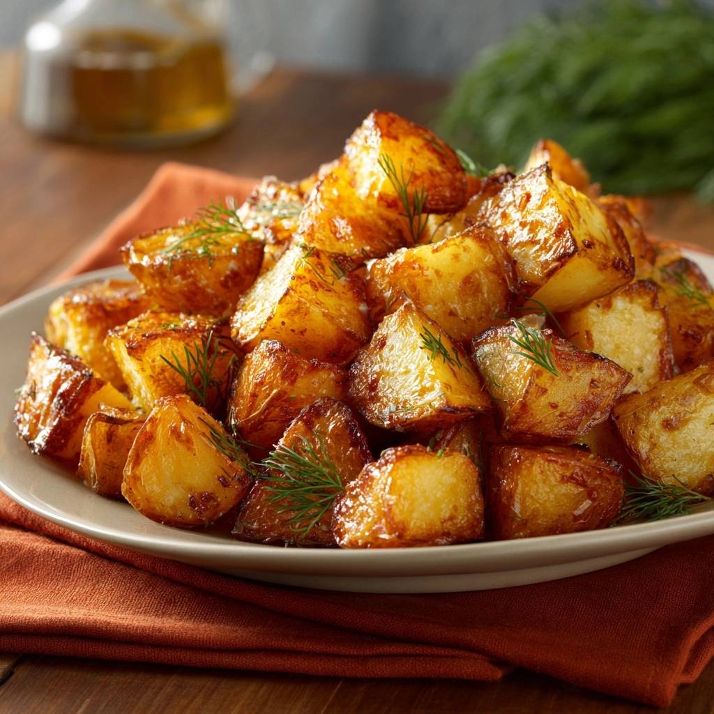 Knusprige Dill-Bratkartoffeln