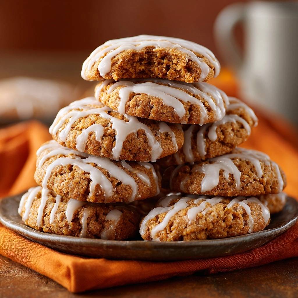 Weiche Gewürzkekse mit Zuckerguss