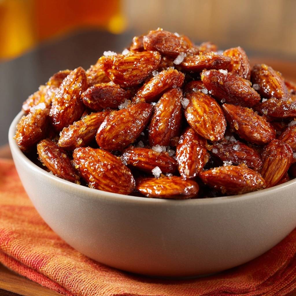 Gebrannte Mandeln mit Meersalz (Nie wieder klebrige Mandeln!)