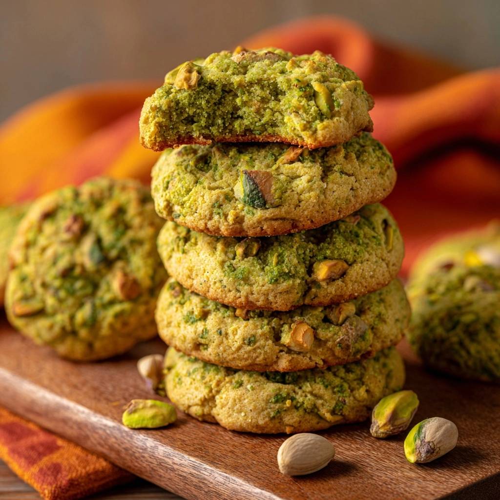 Pistazienkekse (Nie wieder flache Kekse!)
