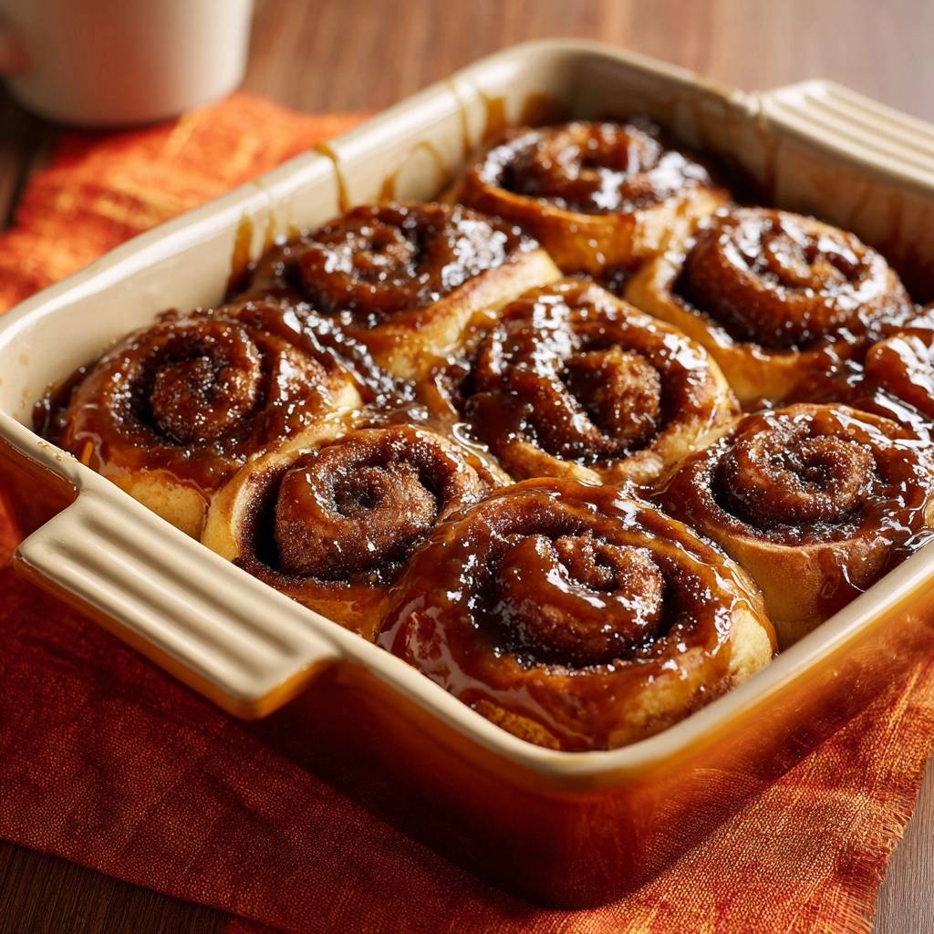 Karamell-Zimtschnecken (Garantiert jedes Mal fluffig!)