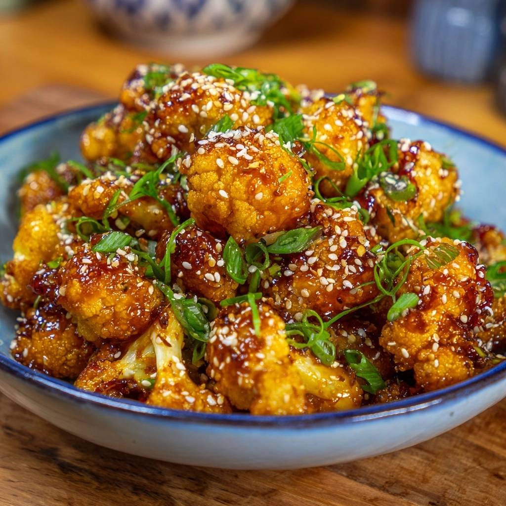 Knuspriger Sesam-Blütenkohl