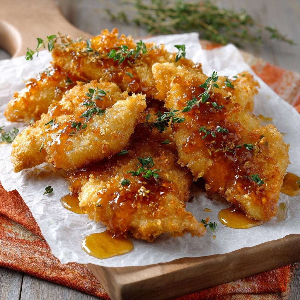 Knuspriges Honig-Thymian-Hähnchen