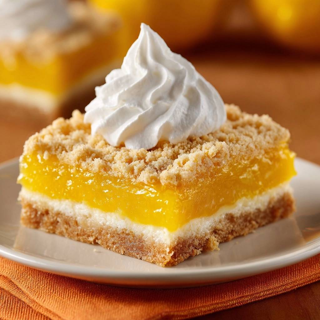 Zitronenriegel mit Sahnehaube (Nie wieder matschiger Boden!)