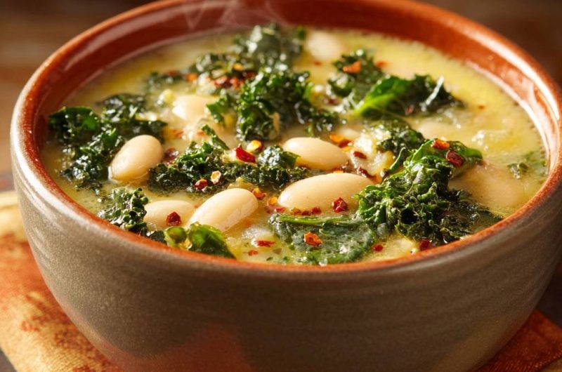 Cremige Grünkohl-Bohnensuppe (Keine wässrige Suppe mehr!)