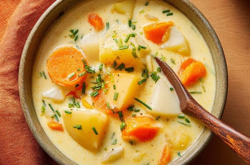 Cremige Kartoffel-Karotten-Suppe