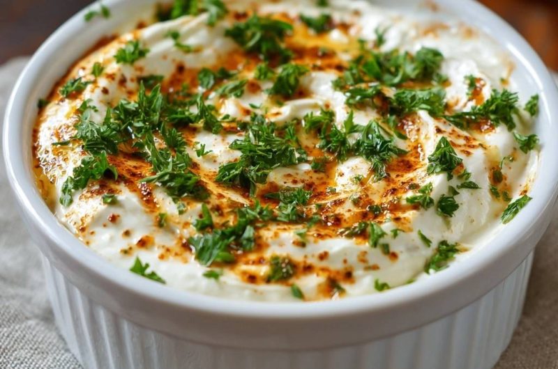 Cremiger Petersilien-Joghurt-Dip