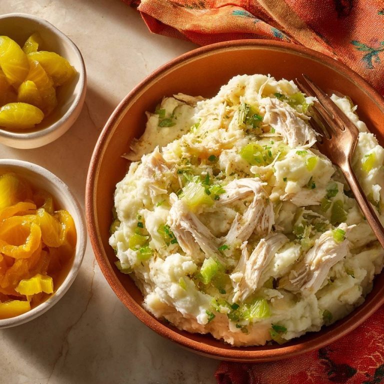 Cremiges Hähnchen-Sellerie-Püree: Klumpenfrei!