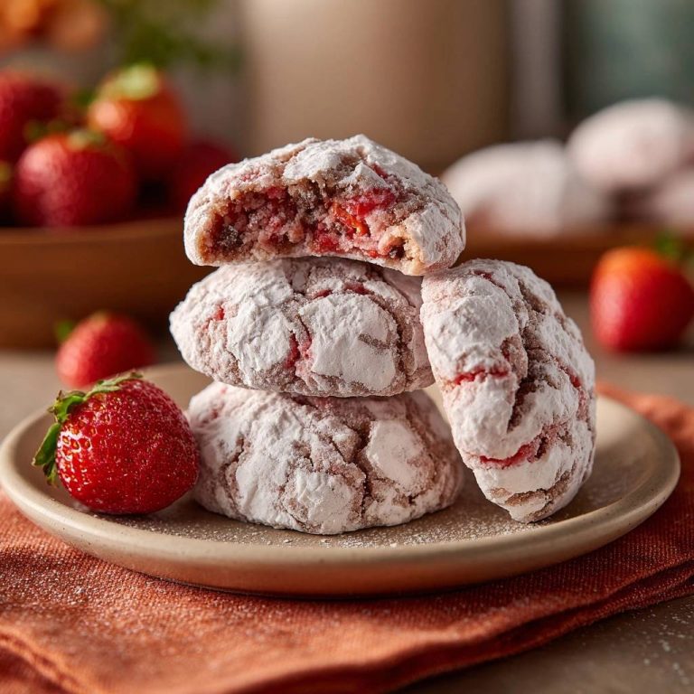 Erdbeer-Puderzucker-Kekse (Nie wieder matschige Füllung!)