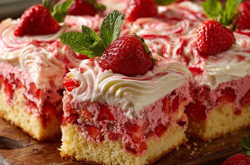 Erdbeer-Sahne-Torte (Nie wieder matschige Füllung!)