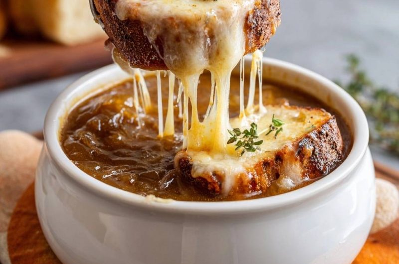 Französische Zwiebelsuppe (Nie wieder fade Zwiebeln!)