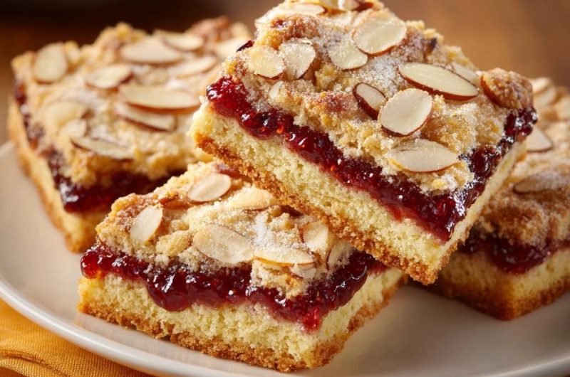 Himbeer-Mandel-Streuselkuchen (Nie wieder matschiger Boden!)