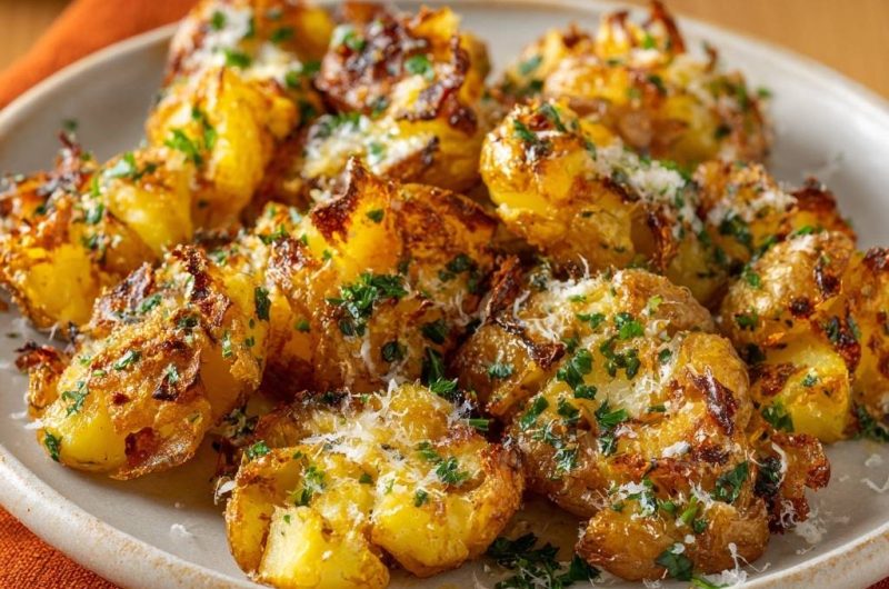 Knusprige Babykartoffeln mit Parmesan