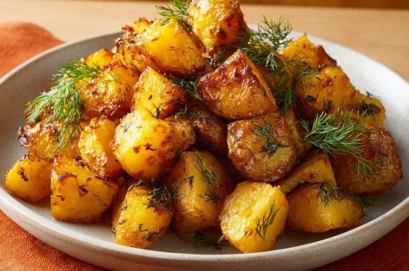 Knusprige Dill-Bratkartoffeln