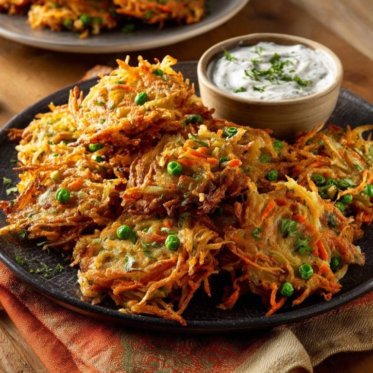 Knusprige Karotten-Erbsen-Röstis – Einfaches Rezept