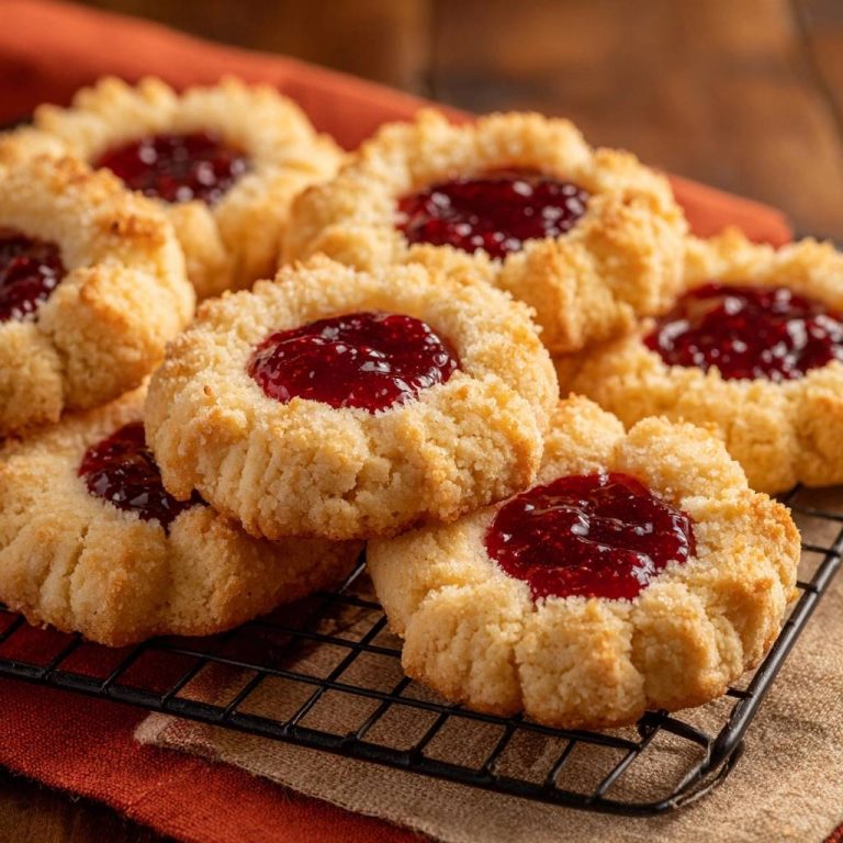 Knusprige Kokos-Himbeerkekse – Rezept ohne auslaufende Marmelade