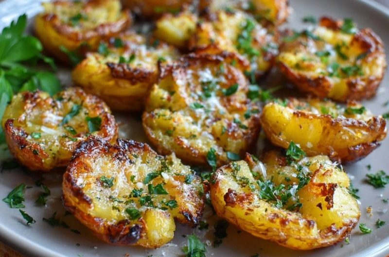 Knusprige Parmesan-Kartoffelhäppchen