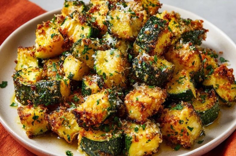 Knusprige Parmesan-Zucchini