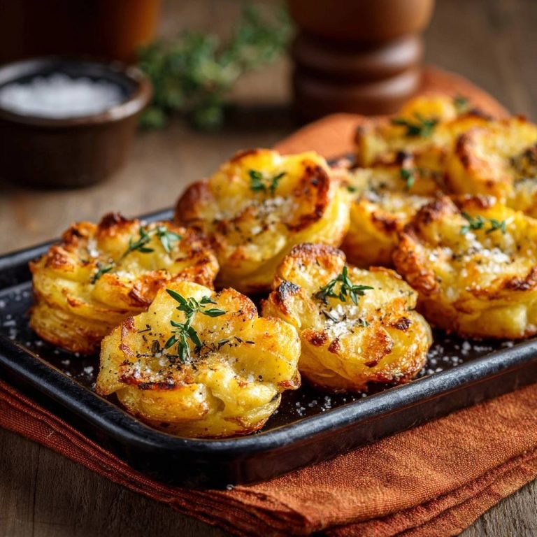 Knusprige Thymian-Kartoffelfächer: Knuspriges Rezept