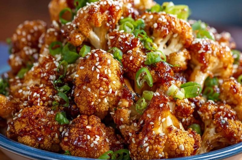 Knuspriger Sesam-Blütenkohl