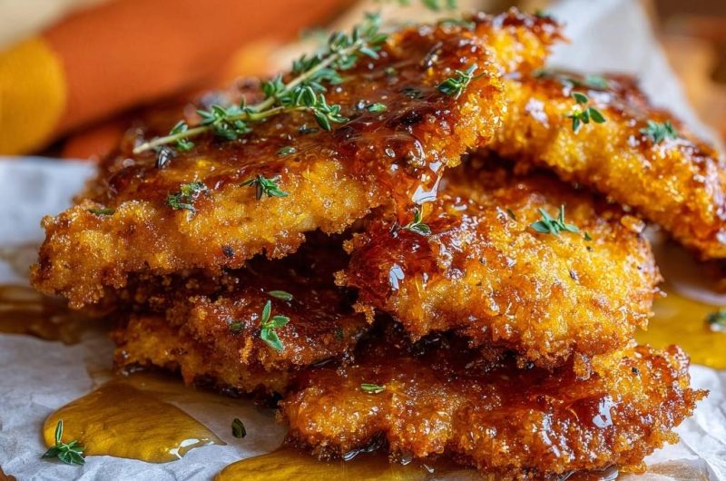 Knuspriges Honig-Thymian-Hähnchen