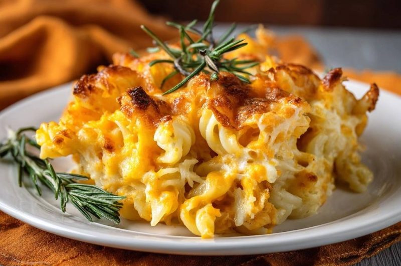 Knuspriges Mac and Cheese mit Rosmarin