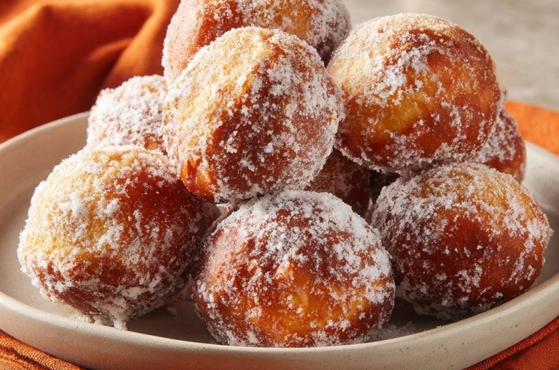 Luftige Puderzucker-Krapfen