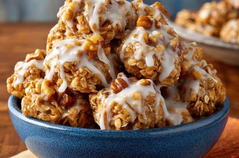 Pekannuss-Haferkügelchen