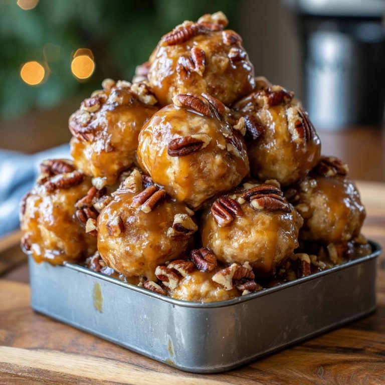 Pekannuss-Karamell-Bällchen (Nie wieder zerfallende Bällchen!)