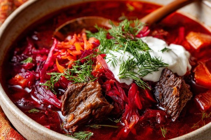 Russischer Borschtsch (Nie wieder matschige Rote Beten!)