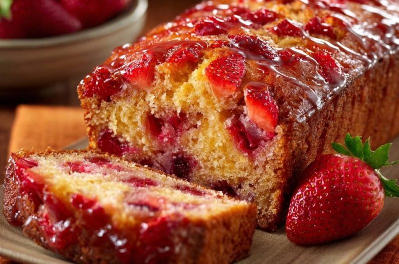 Saftiger Erdbeerkuchen