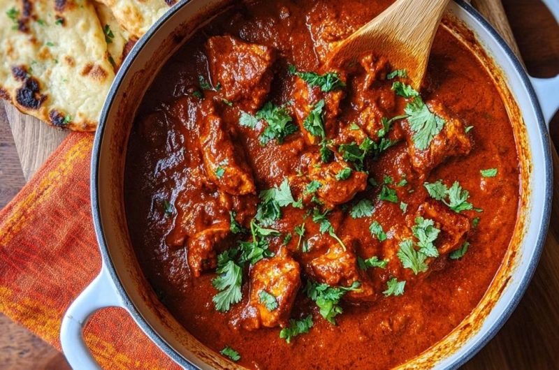 Saftiges Butter Chicken mit Naan