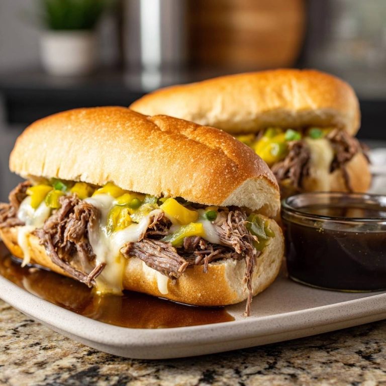 Saftiges Rind-Paprika-Cheesesteak Rezept