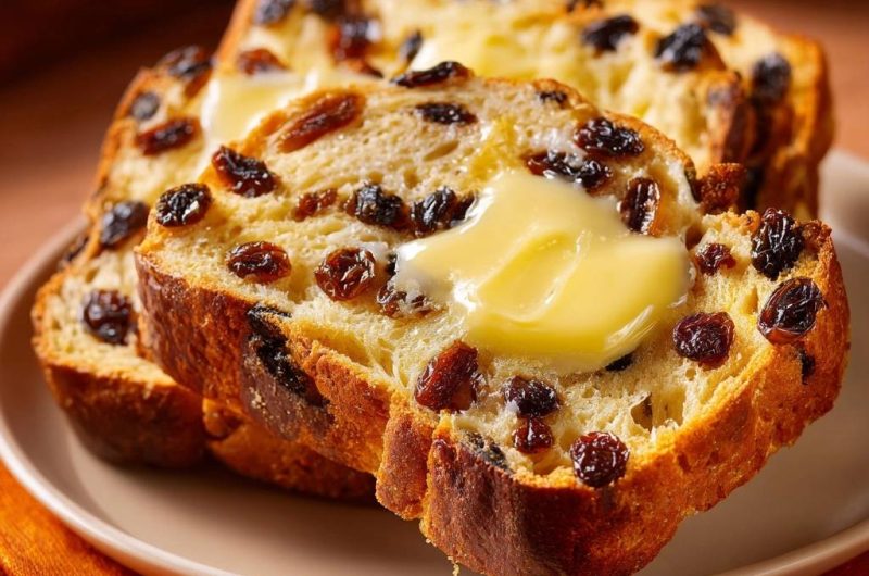 Saftiges Rosinenbrot (Nie wieder gesunkene Rosinen!)