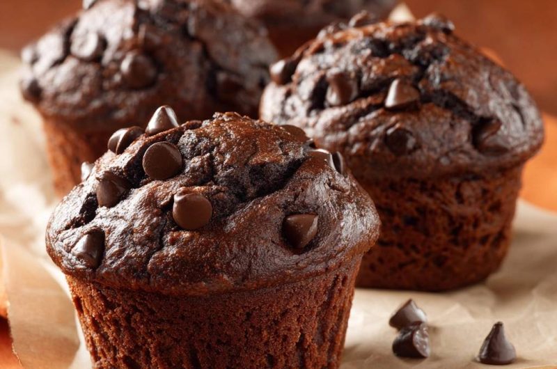 Schoko-Chips-Muffins (Garantiert jedes Mal fluffig)